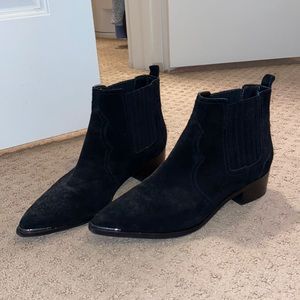 Mark Fisher booties.